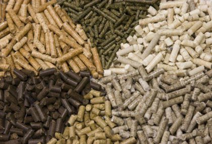 Biomass pellets reduce atmospheric pollution